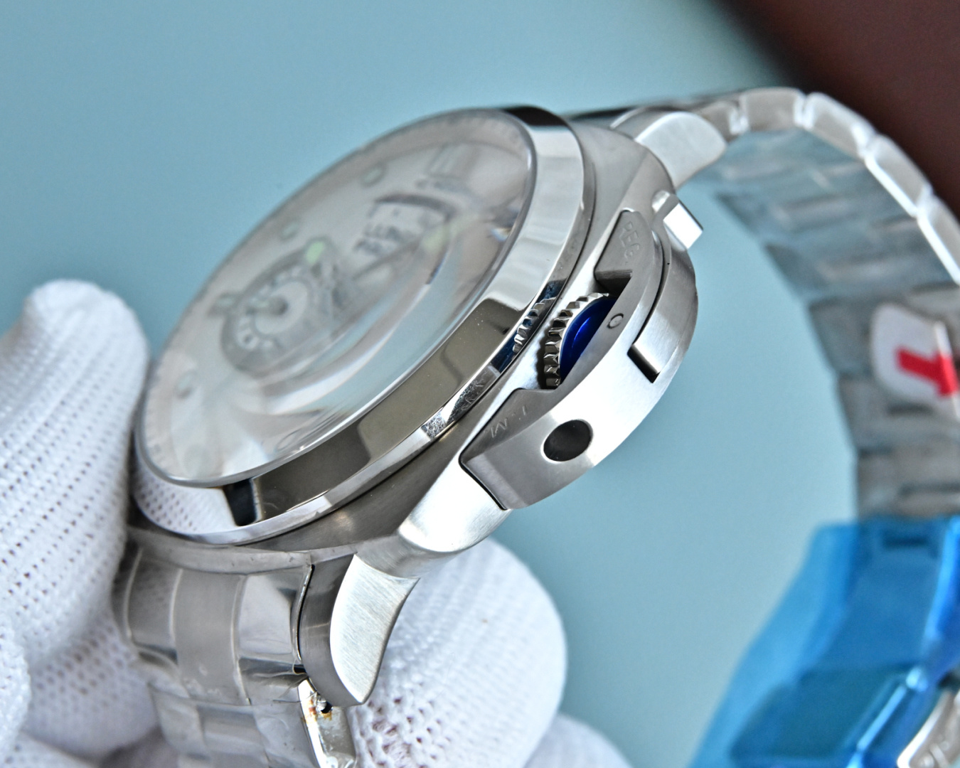 最高級パネライパワーリザーブムーンアンドスターの最も高度時計をアップグレード 124704[5]