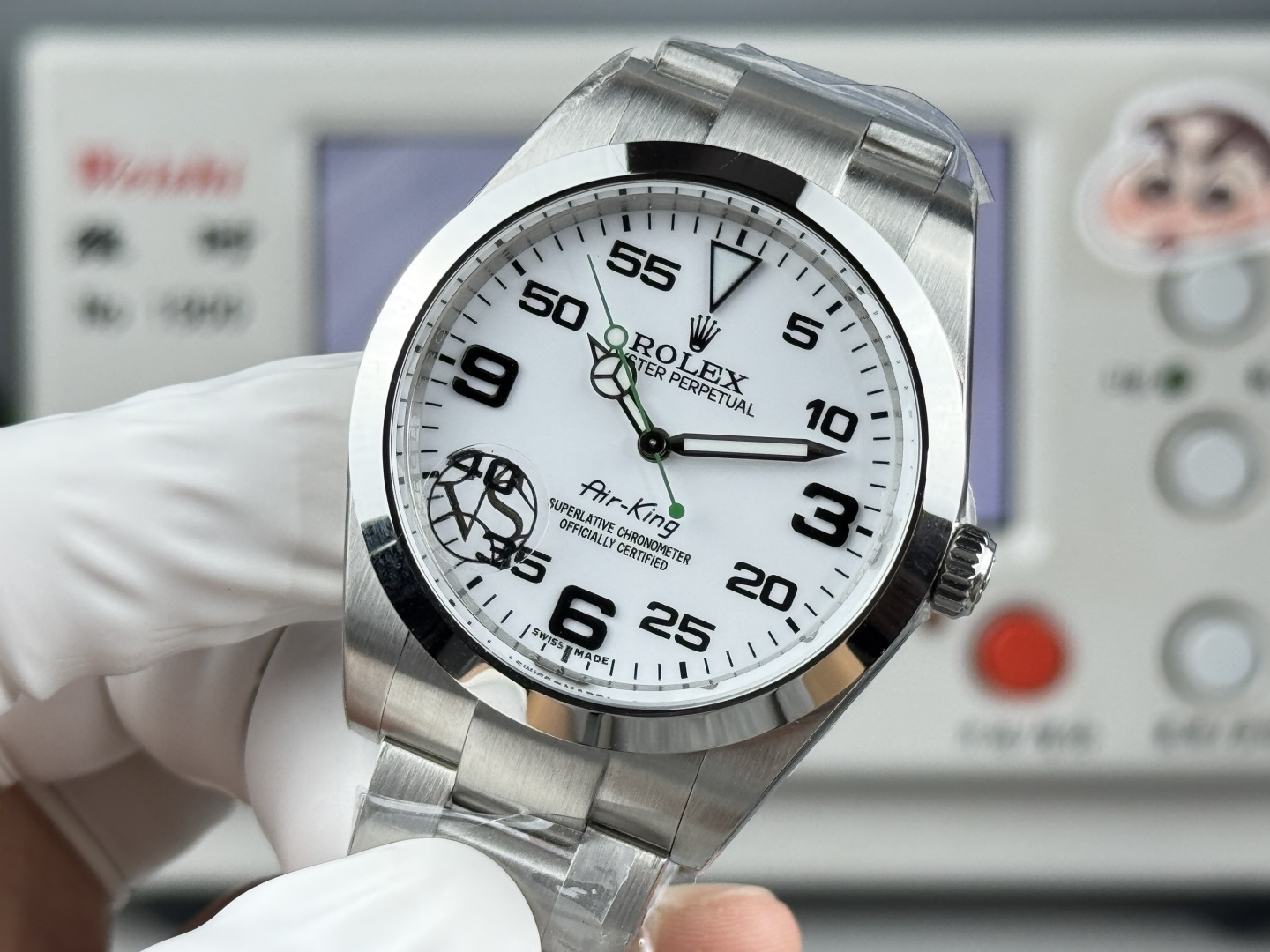 困難な作業人気ブランドのロレックスコピー時計エアキング 40mm精密な形状 125926[4]