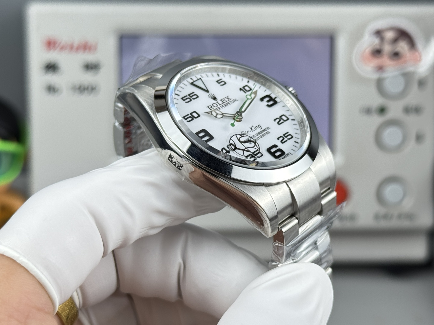 困難な作業人気ブランドのロレックスコピー時計エアキング 40mm精密な形状 125926[5]