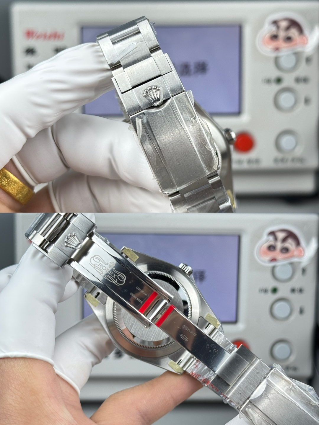 困難な作業人気ブランドのロレックスコピー時計エアキング 40mm精密な形状 125926[7]