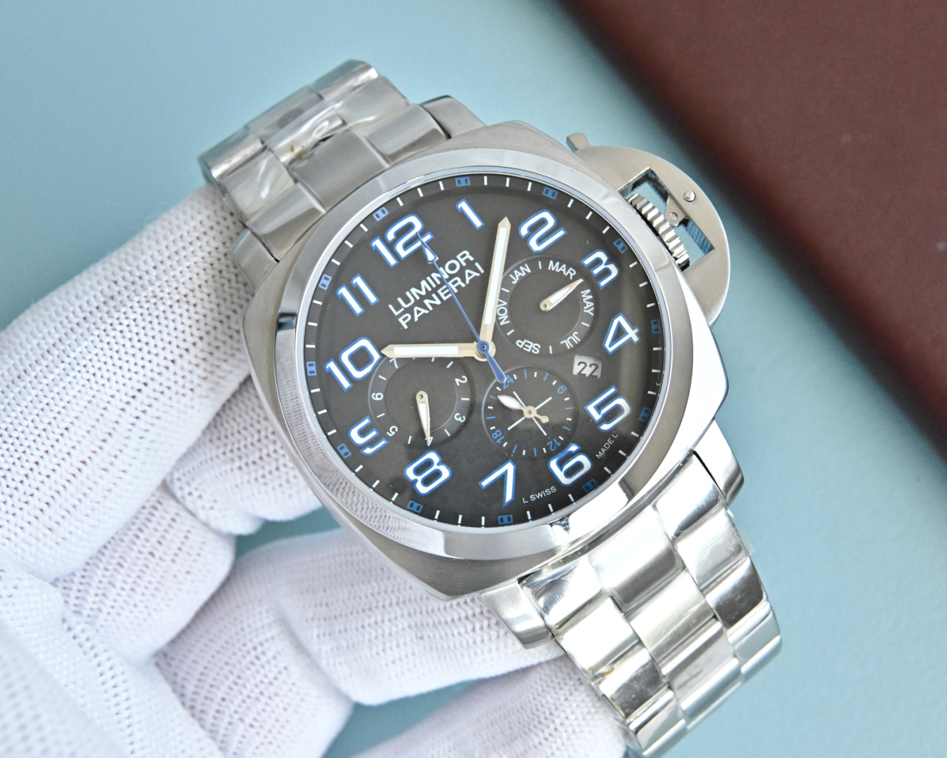 パネライパワーリザーブ男性豪華なサンムーンスターズスーパーコピー時計 124700[3]