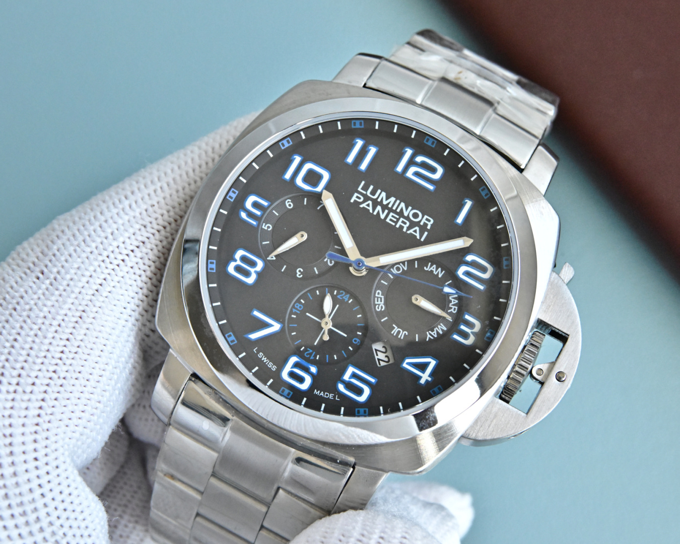 パネライパワーリザーブ男性豪華なサンムーンスターズスーパーコピー時計 124700[4]