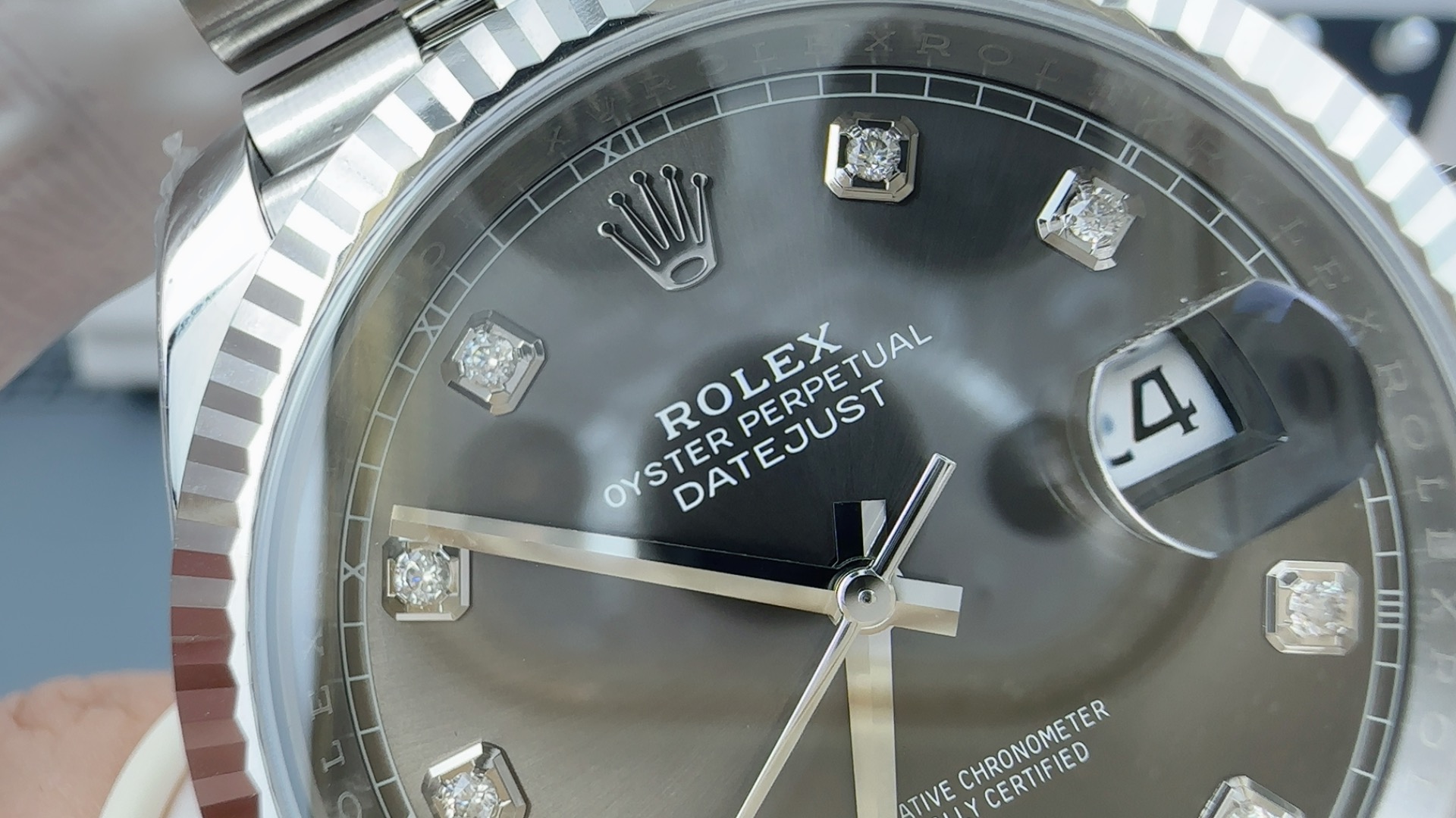 2025最大級ロレックスデイトジャストコピーシリーズ グレーダイヤモンド 173142自動巻き機械式時計 [2]