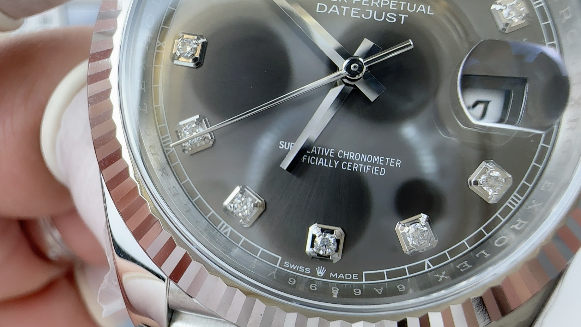2025最大級ロレックスデイトジャストコピーシリーズ グレーダイヤモンド 173142自動巻き機械式時計 [3]