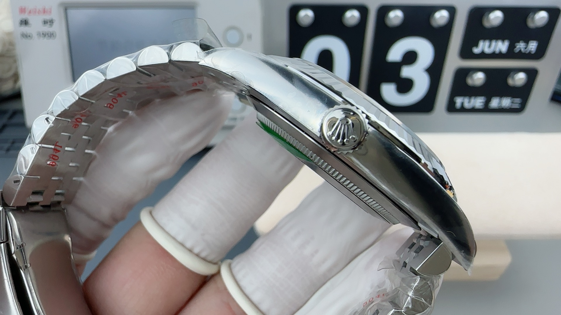 2025最大級ロレックスデイトジャストコピーシリーズ グレーダイヤモンド 173142自動巻き機械式時計 [5]