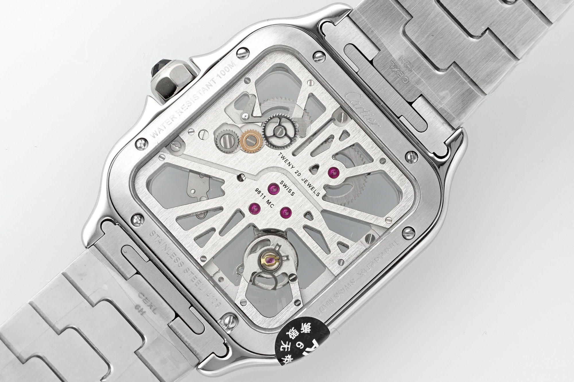 2025高品質なブランカルティエ サントス男性高級時計コピー 127450[6]