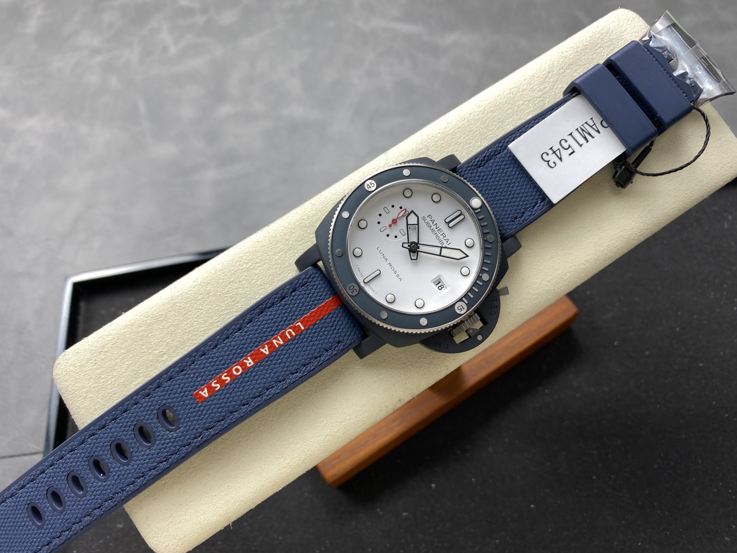 2025最高のPaneraiコピーTi-セラミテック男性軍事時計セラミックケース P.900 ムーブメント PAM1543[3]