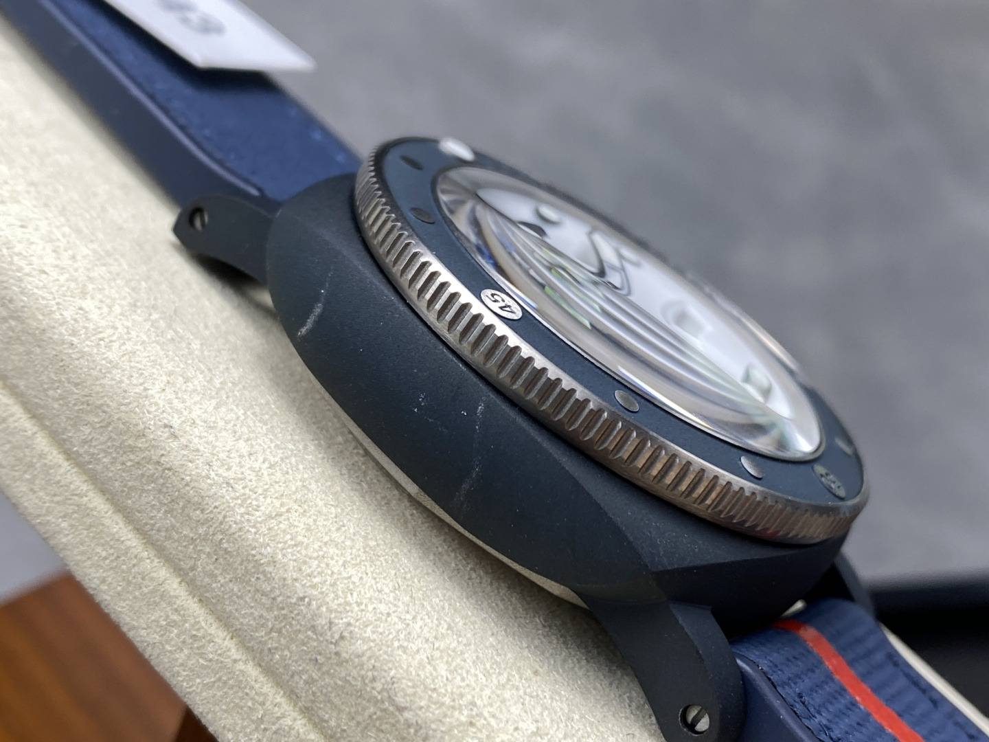 2025最高のPaneraiコピーTi-セラミテック男性軍事時計セラミックケース P.900 ムーブメント PAM1543[4]