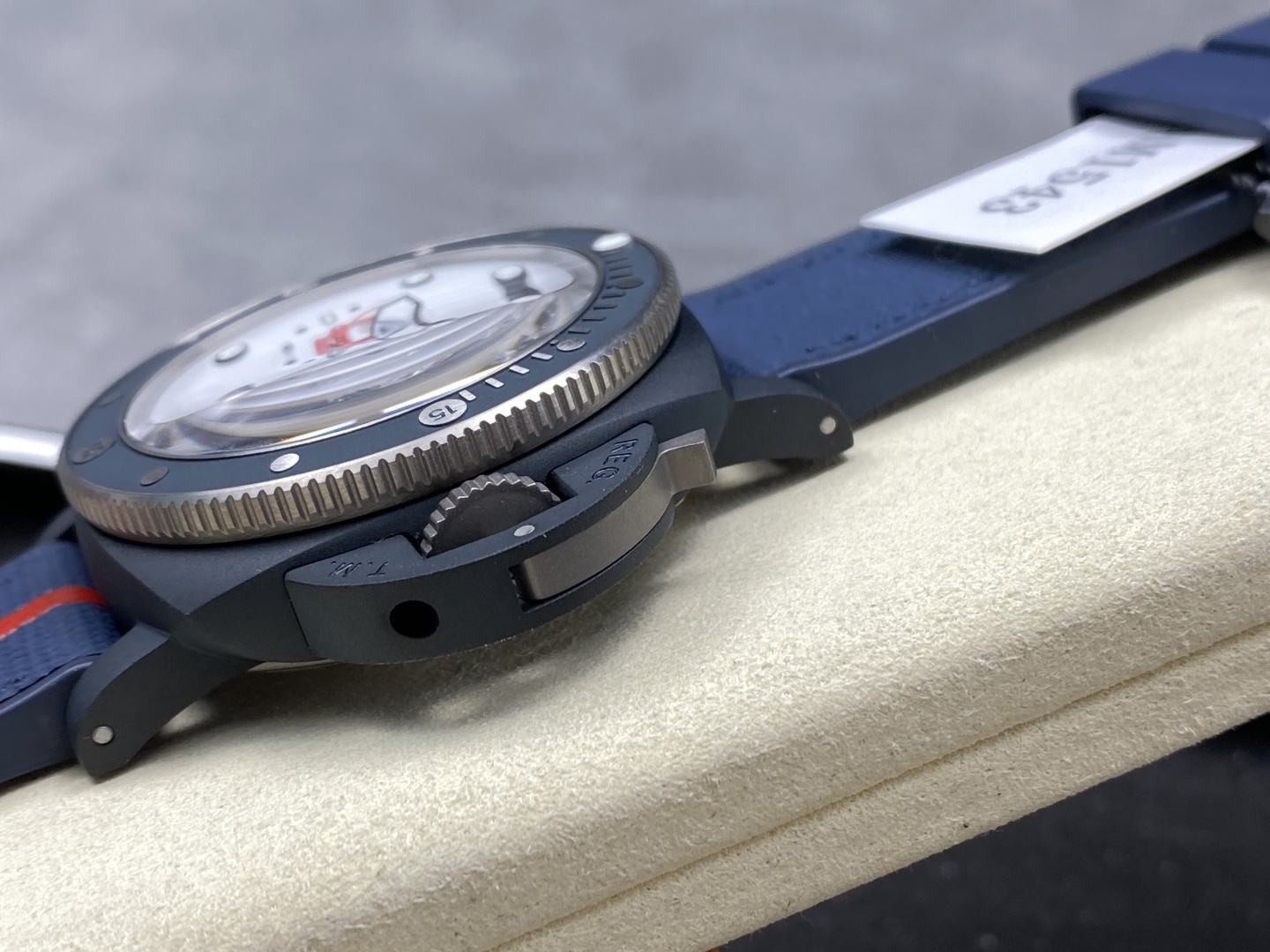 2025最高のPaneraiコピーTi-セラミテック男性軍事時計セラミックケース P.900 ムーブメント PAM1543[5]