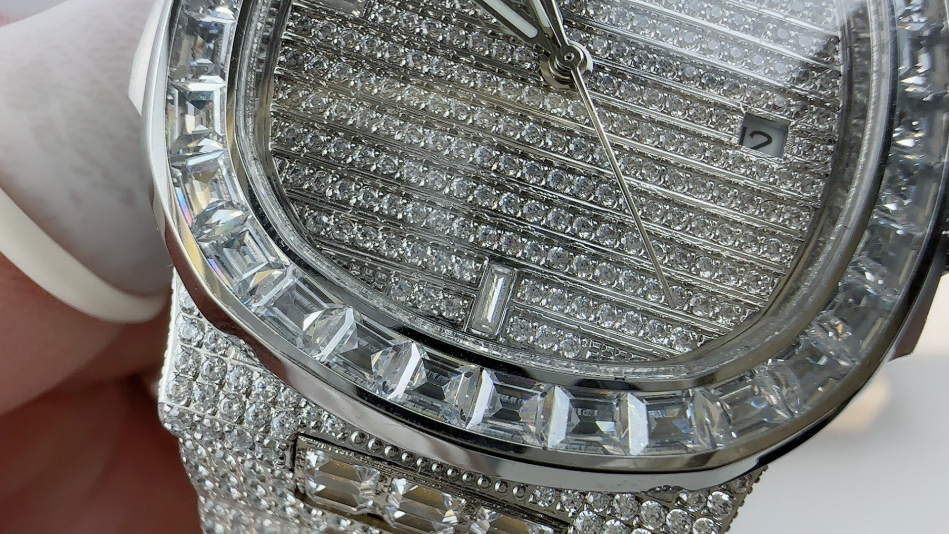 業界最強パテックフィリップノーチラスコピー 5711 ホワイトゴールド ノーチラス複雑で審美的に美しい時計 173154[3]