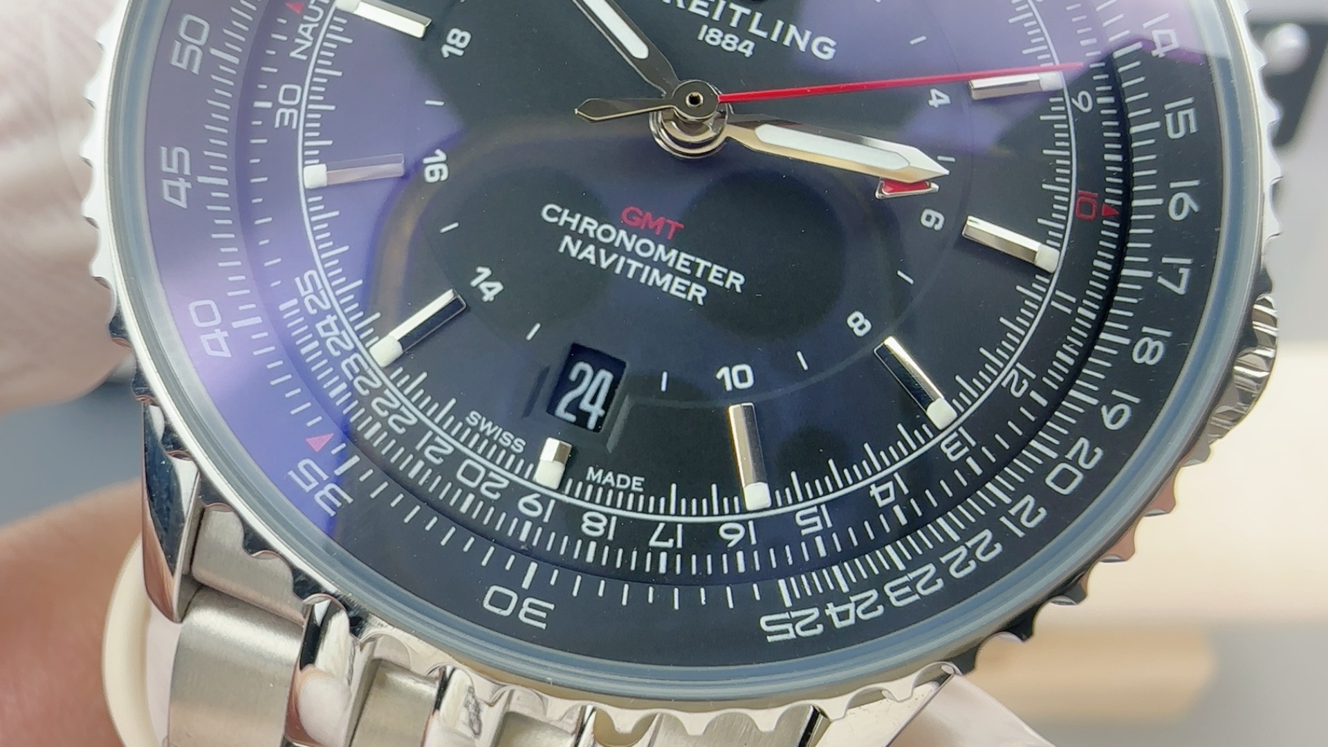 最高のブライトリングコピーナビゲーション クロノグラフ シリーズ確かな信頼性、優れた機能性時計 1731504[3]