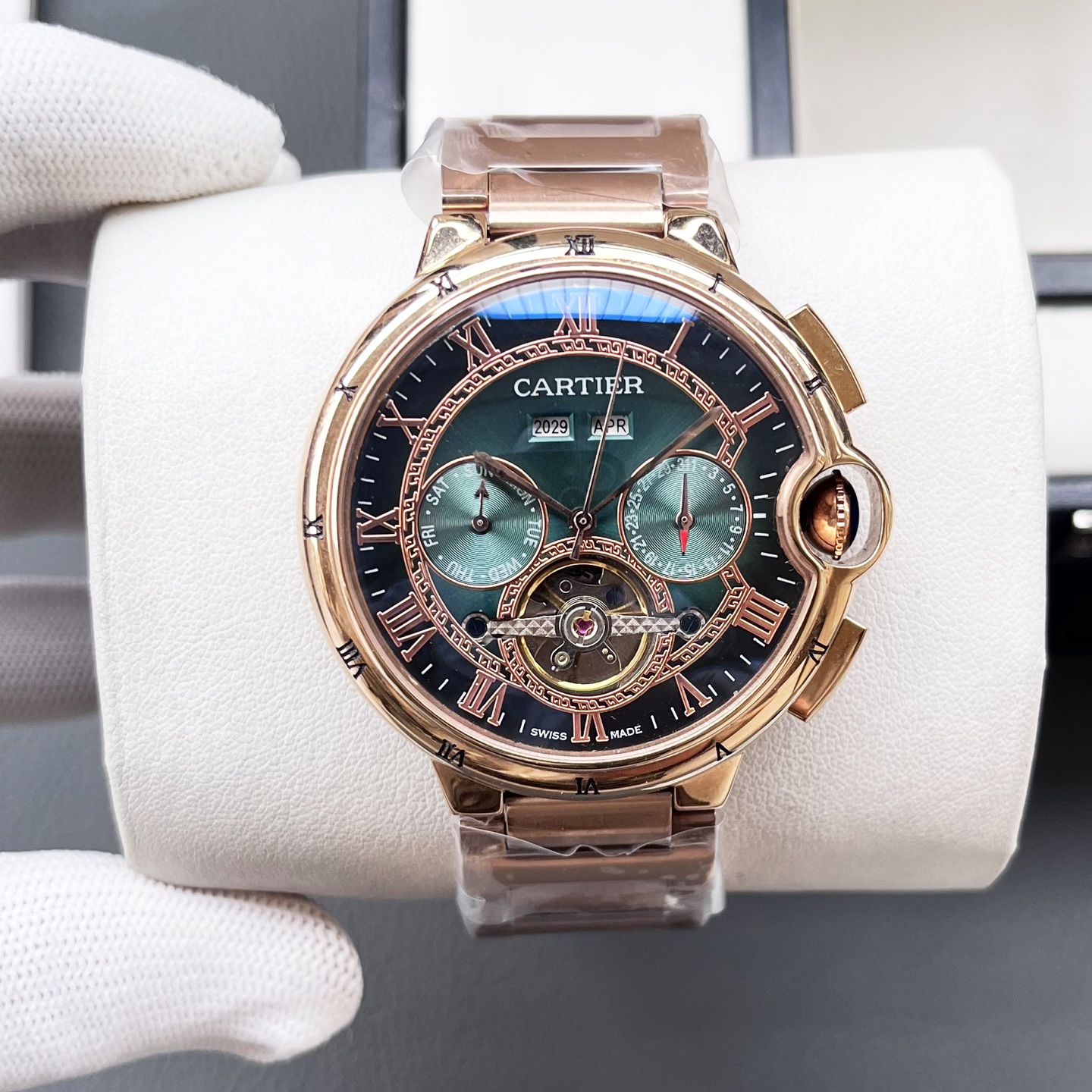 2026絶妙なカルティエ新作バロンブルースーパーコピーメンズ機械式自動巻き時計 128829[1]