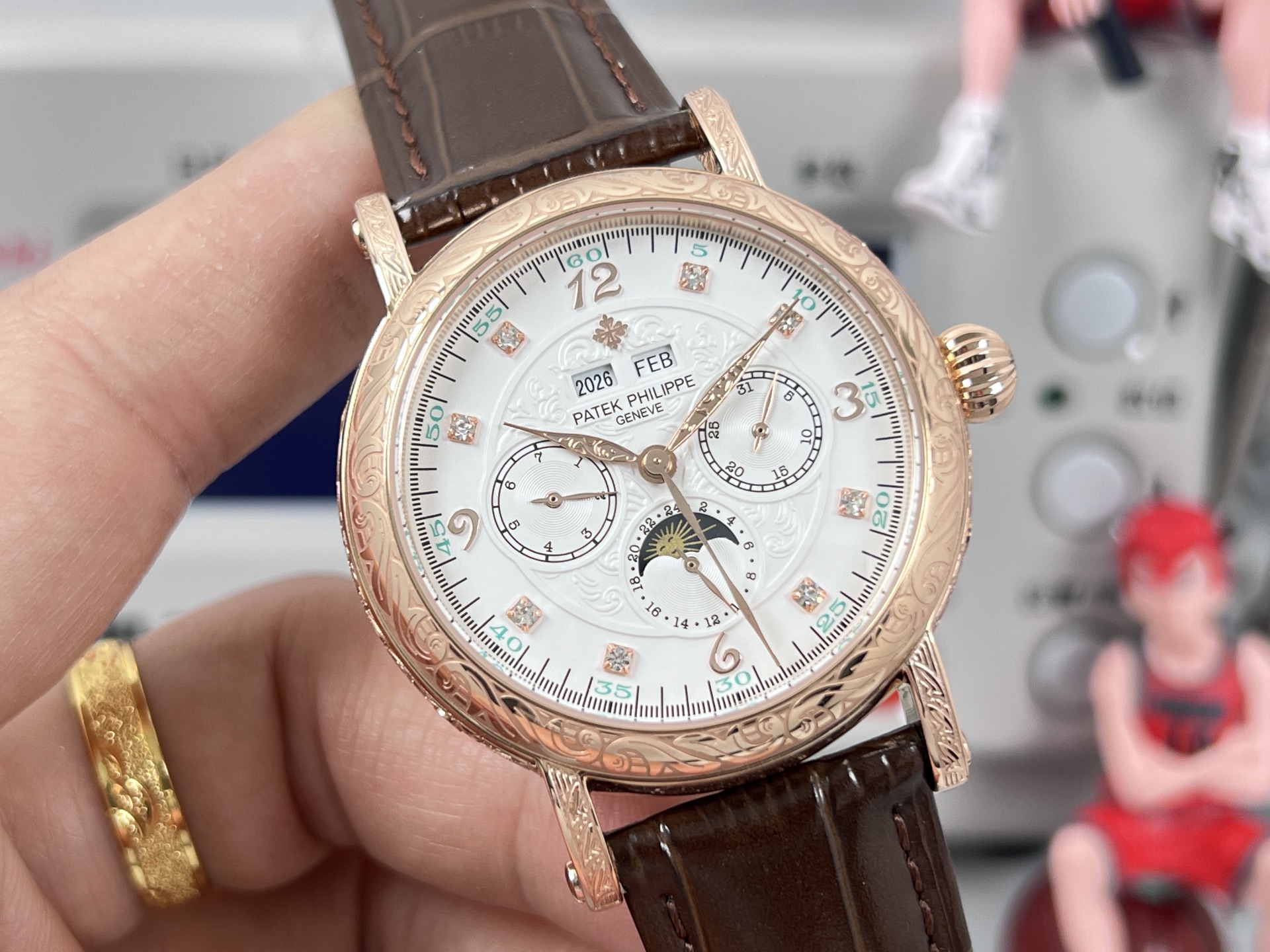 最新パテックフィリップスーパーコピー時計古典彫刻極めて複雑で多機能な作品 129329[2]