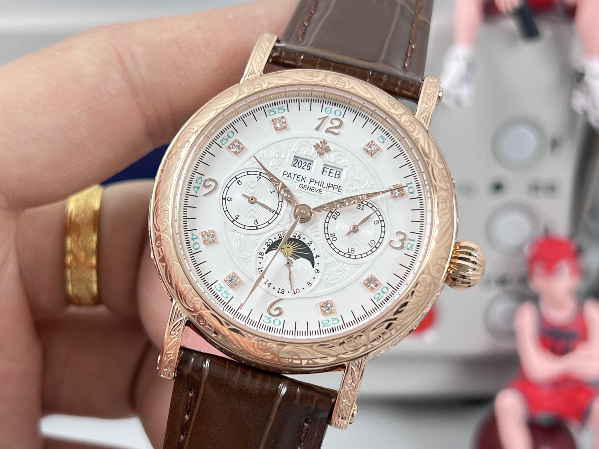 最新パテックフィリップスーパーコピー時計古典彫刻極めて複雑で多機能な作品 129329[3]