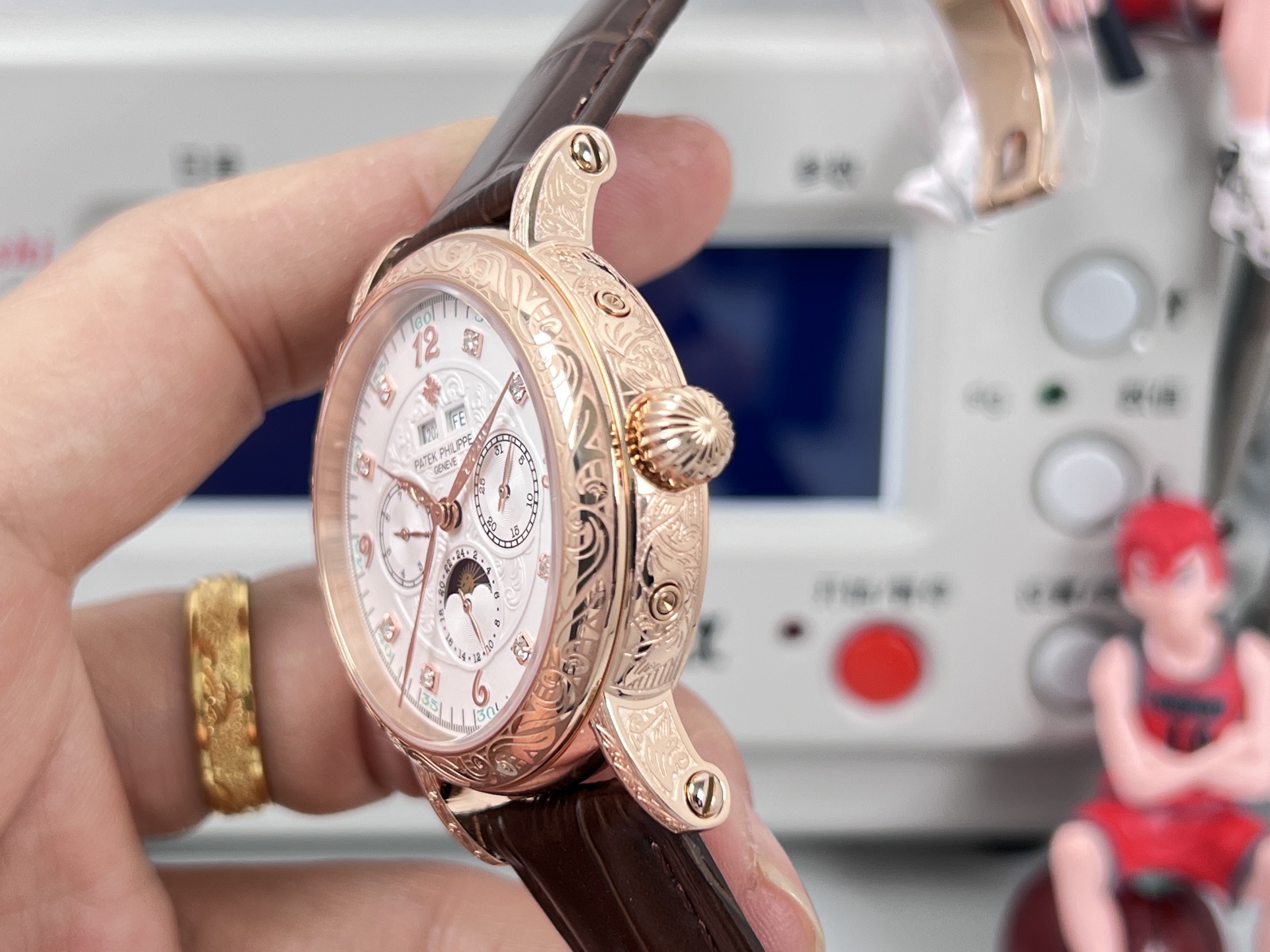 最新パテックフィリップスーパーコピー時計古典彫刻極めて複雑で多機能な作品 129329[4]