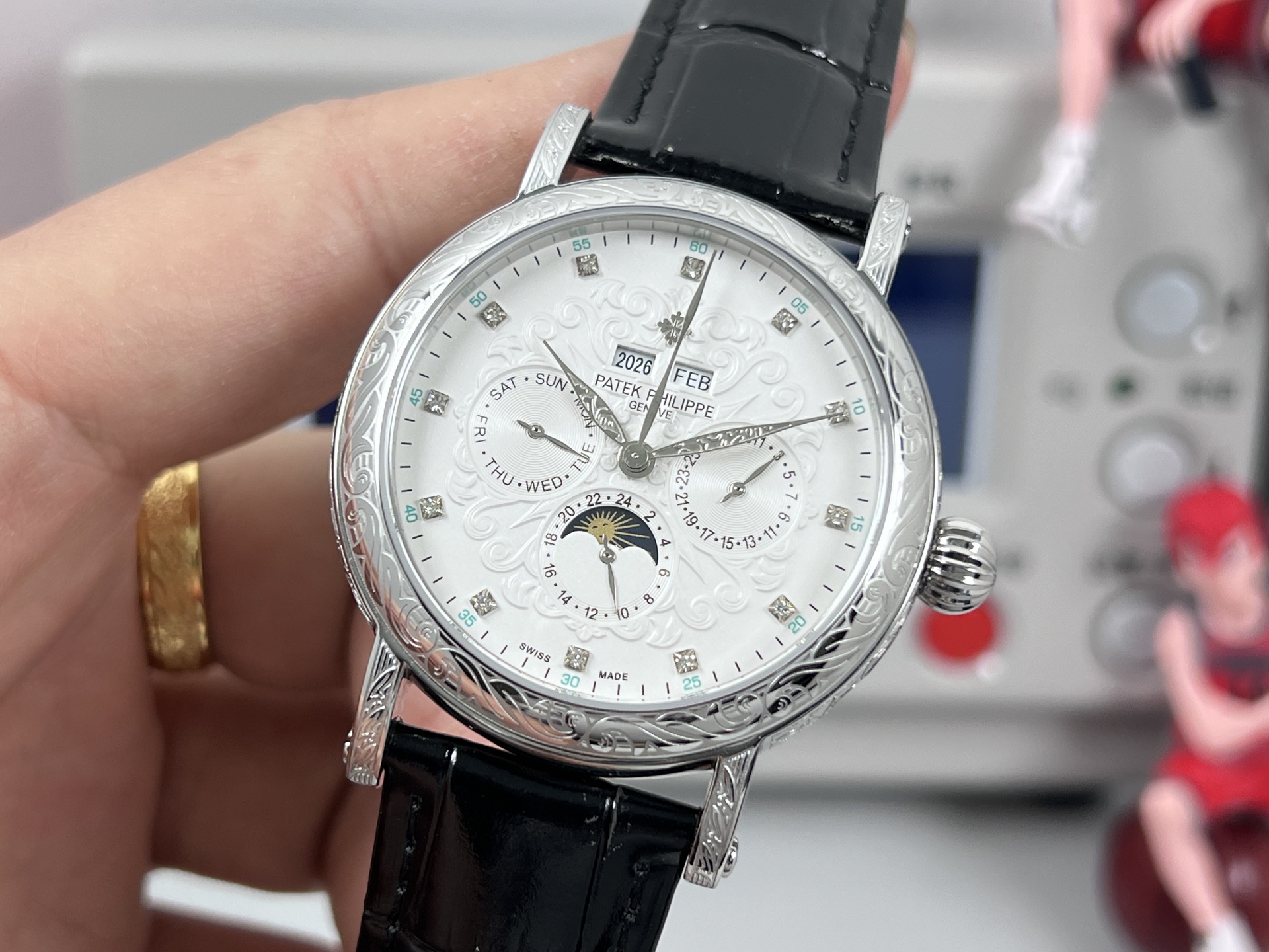 【力強く力強いライン】パテックフィリップパーペチュアルカレンダーコピー時計 129325[1]