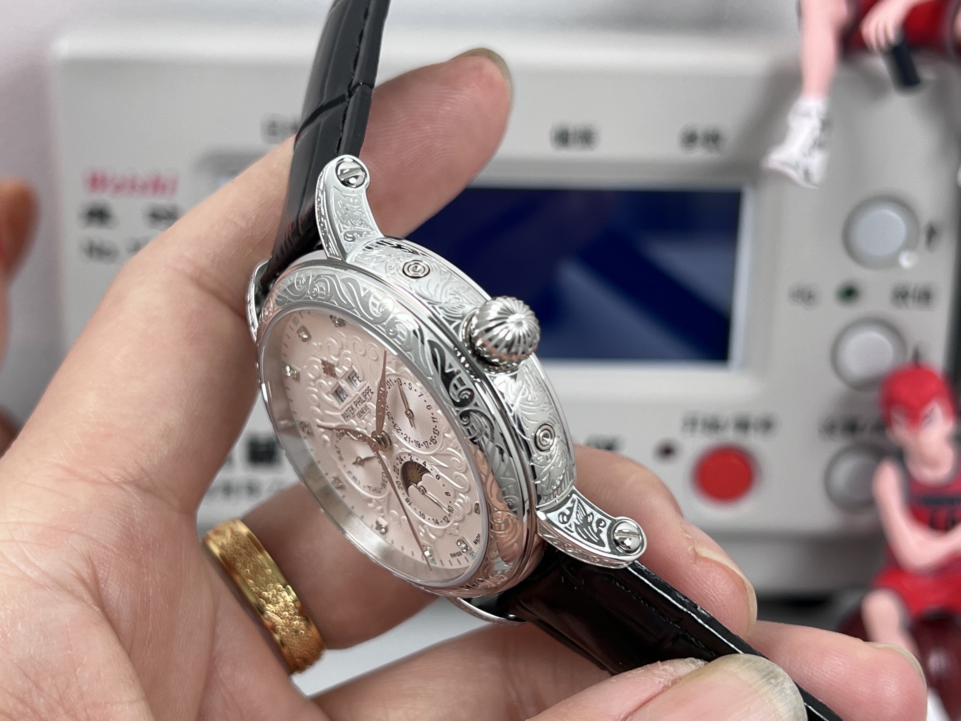 【力強く力強いライン】パテックフィリップパーペチュアルカレンダーコピー時計 129325[4]