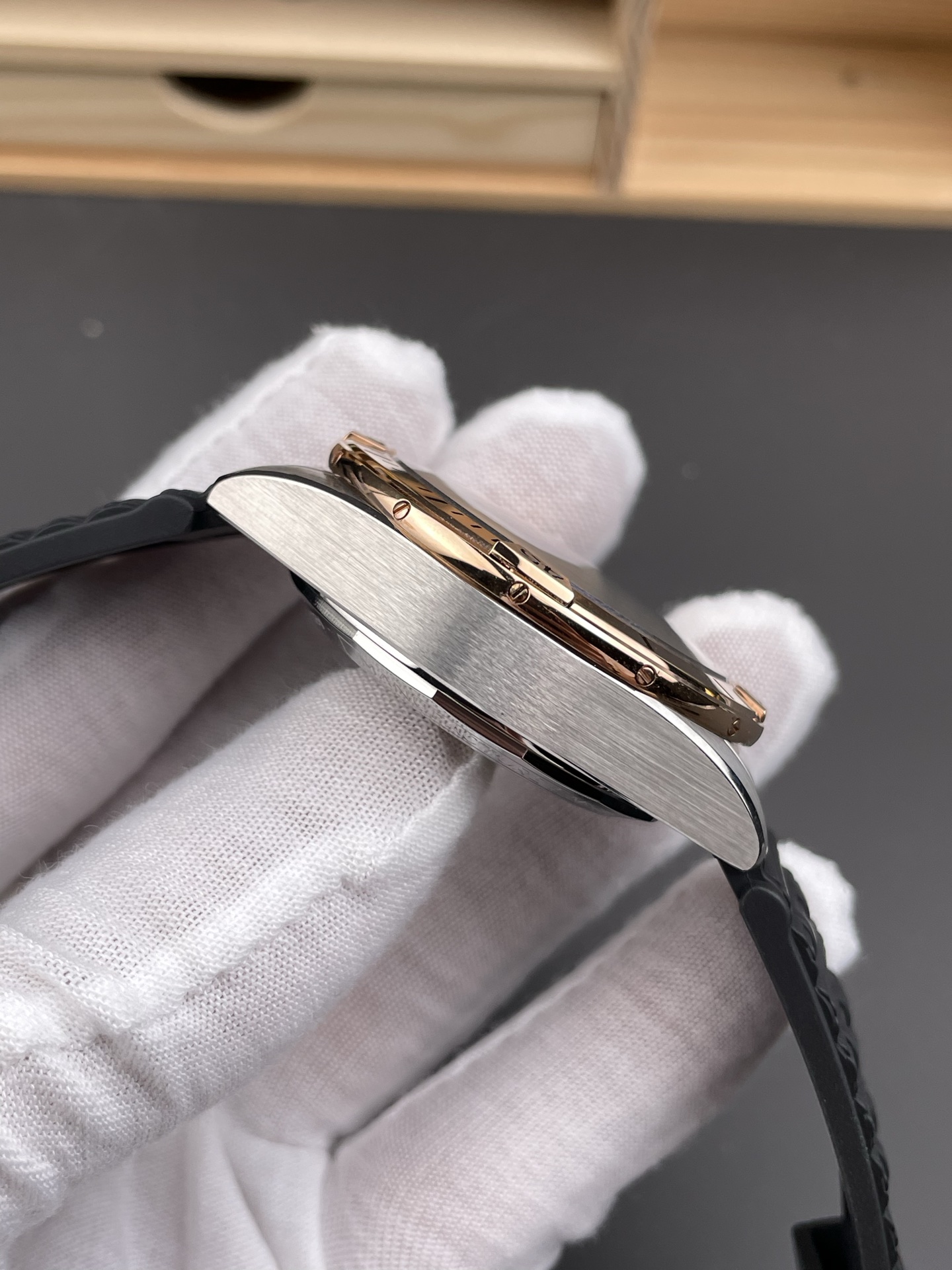 ブライトリング クロノグラフ B01 ローズゴールド＆グレースーパーコピー時計販売 128754[2]