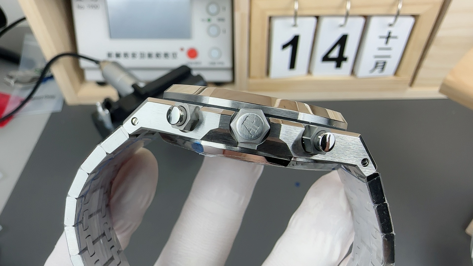 豪華なブランド オーデマピゲ ステンレススチール グリーン新品コピー時計 173440[5]