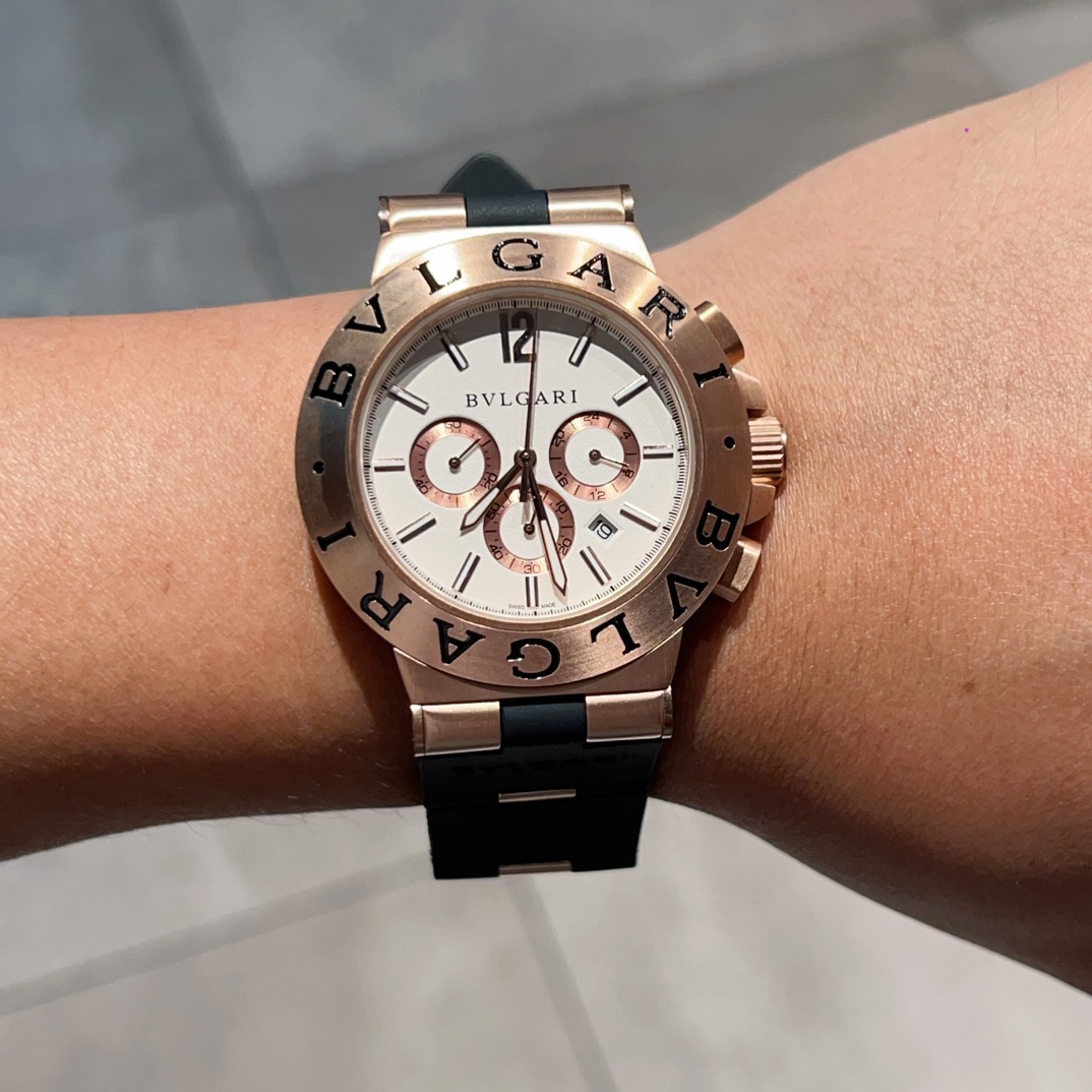 ブルガリアルミニウム クロノグラフ男性時計コピー適切な場所にいます 126940[2]