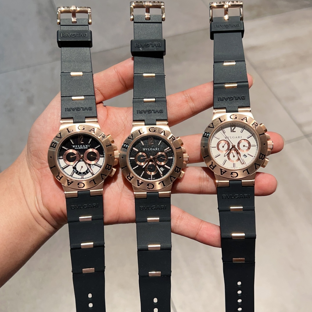 ブルガリアルミニウム クロノグラフ男性時計コピー適切な場所にいます 126940[8]