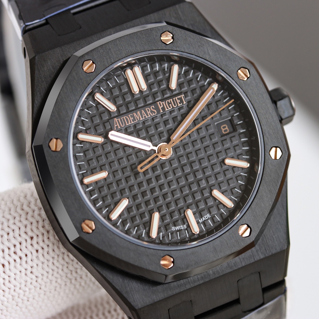 2026最新の女性オーデマピゲ ロイヤルオークシリーズ 77350 77351 機械式腕時計 129790[1]