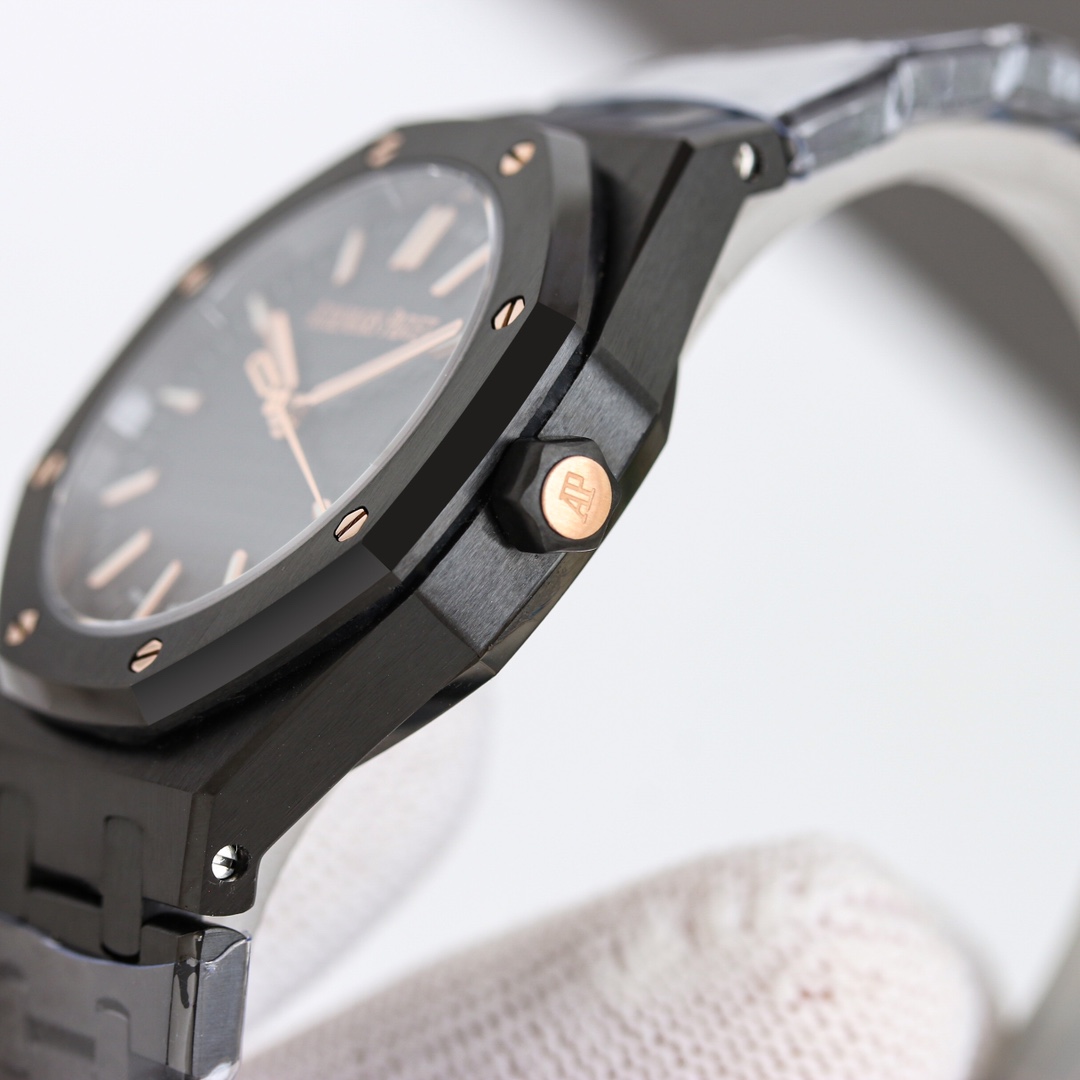 2026最新の女性オーデマピゲ ロイヤルオークシリーズ 77350 77351 機械式腕時計 129790[2]