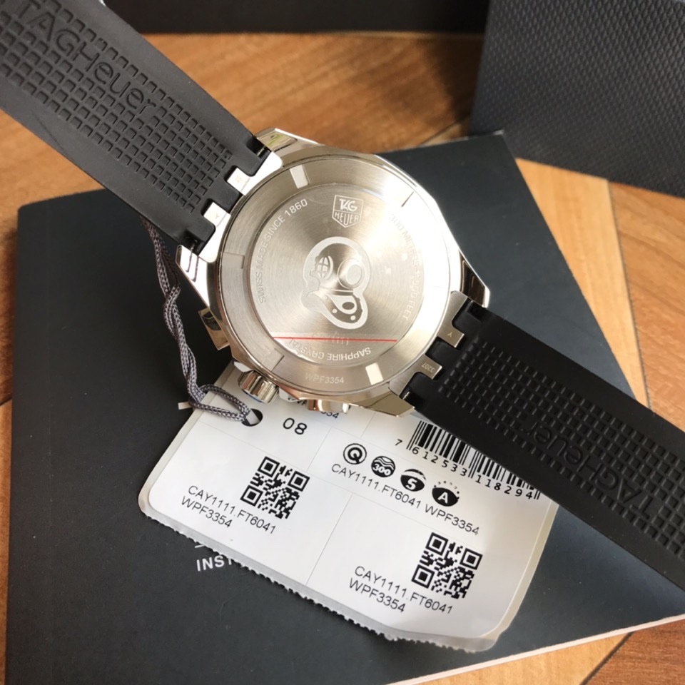 新作入荷タグ・ホイヤーアクアレーサークォーツ式クロノグラフメンズ腕時計 124579品質と絶妙[2]
