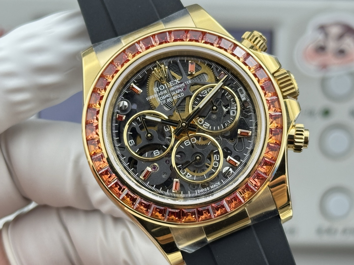 最新商品ロレックス デイトナコピー「スケルトンパンプキンランタン」時計新作入荷 130187[2]