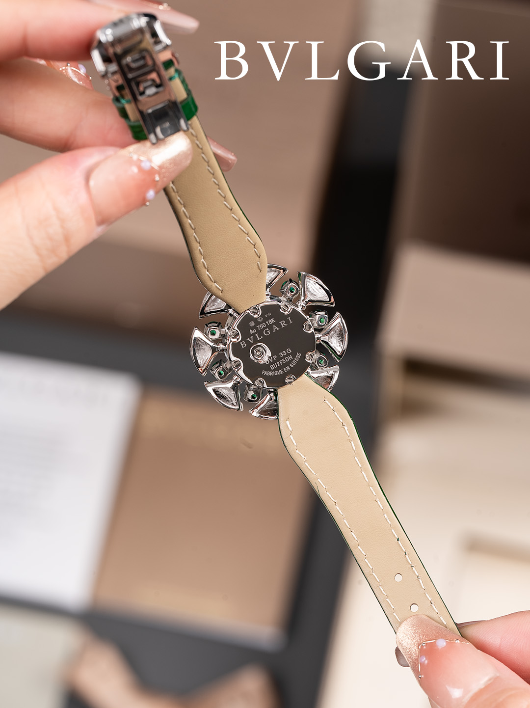 色彩豊富緑色のブルガリ女性のスーパーコピー時計ディーヴァズドリームシリーズ 129619[4]