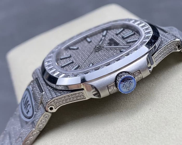 パテックフィリップノーチラス高貴な魅力的コピー時計Cal.324 S Cムーブメント 5791-10G-010[2]