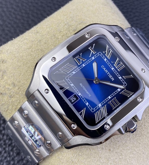 BV工場 カルティエ サントススモークブルーLM ADLCベゼル 2058363-1[1]