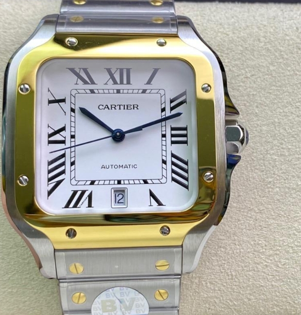 BV工場 人気 ブランドコピーカルティエ サントスメンズイエローゴールド 2058363-3