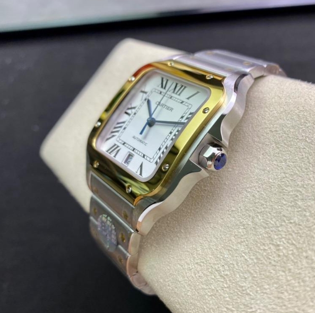 BV工場 人気 ブランドコピーカルティエ サントスメンズイエローゴールド 2058363-3[2]