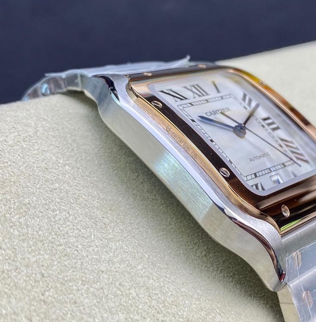 BV工場 日本一流のカルティエコピーサントス ピンクゴールド信頼老舗時計店 2058363-4[2]