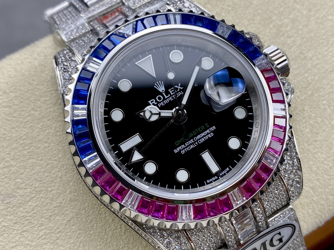2026最新型ロレックス GMT マスターコピー時計40mmムーブメント搭載 126710BLRO[2]