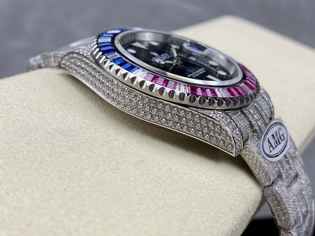 2026最新型ロレックス GMT マスターコピー時計40mmムーブメント搭載 126710BLRO[3]