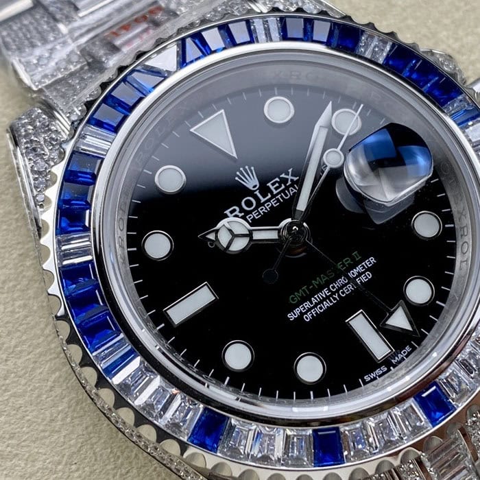 業界最強ROLEX GMTマスター時計コピー116759-1 Cal.3186ムーブメントAMG工場[2]