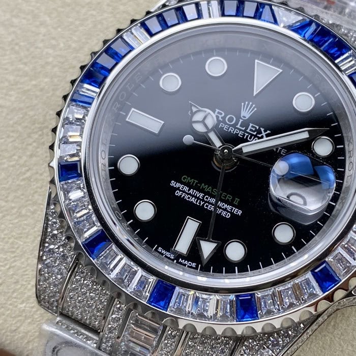 業界最強ROLEX GMTマスター時計コピー116759-1 Cal.3186ムーブメントAMG工場[3]