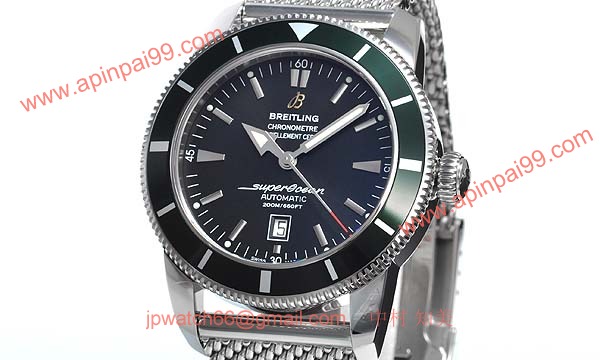 (BREITLING)腕時計ブライトリング 人気 コピー計 スーパーオーシャンヘリテージ46 グリーンエディション A172BGROCA
