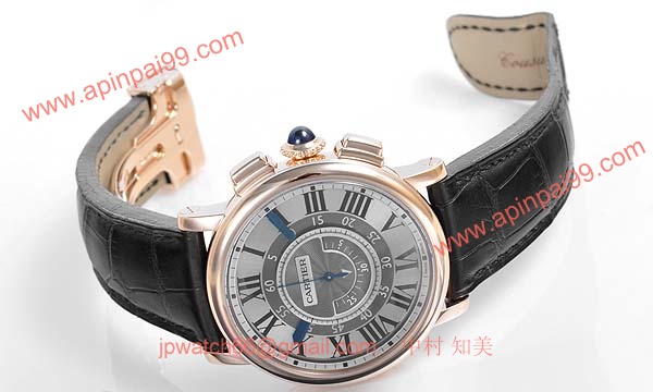 カルティエ時計ブランド 店舗 激安 ロトンド　ドゥ　カルティエ　セントラルクロノグラフ W1555951