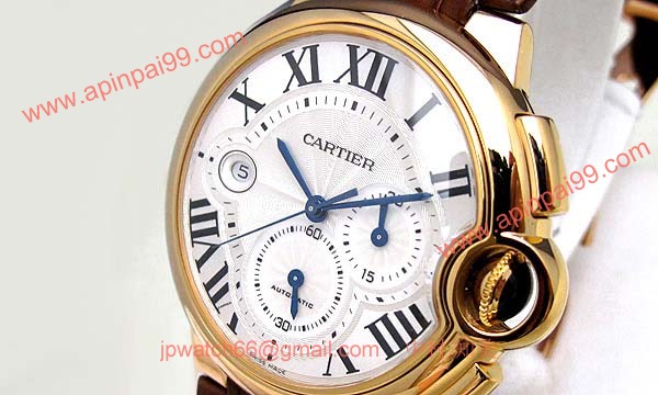 人気 カルティエ ブランド時計コピー 激安 バロンブルークロノ W6920007