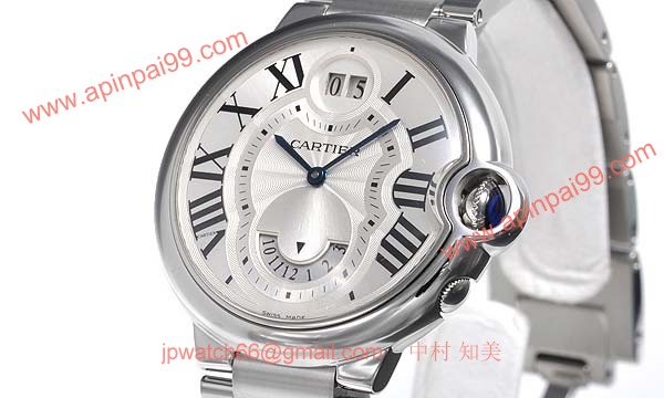 人気 カルティエ ブランド時計コピー 激安 バロンブルー ２タイムゾーン W6920011