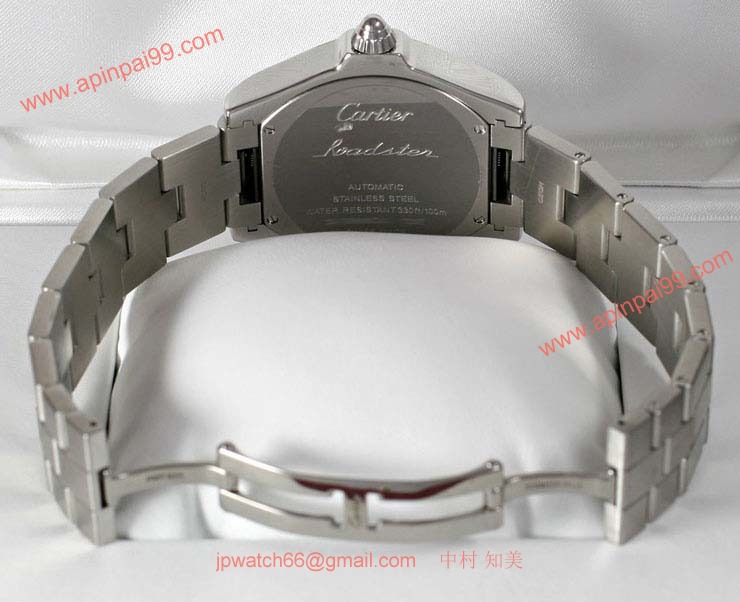 ブランド CARTIERカルティエ 時計コピー ロードスター S シルバーオパラインダイアル W6206017
