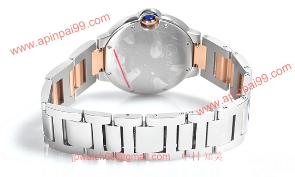 カルティエ コピー時計 バロンブルー 37mm WE902031