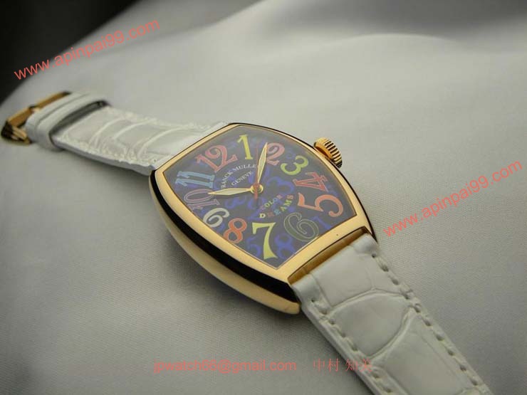 腕時計 コピー FRANCK MULLER フランクミュラー トノウカーベックス カラードリームス 5850COLDREAMS