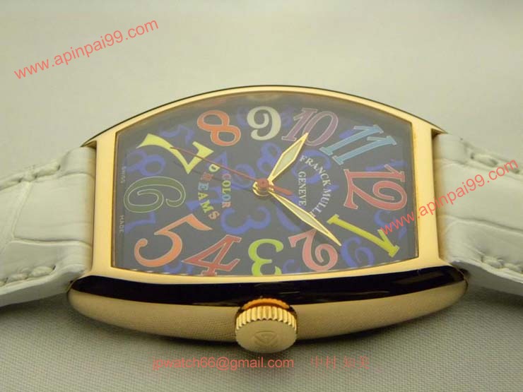 腕時計 コピー FRANCK MULLER フランクミュラー トノウカーベックス カラードリームス 5850COLDREAMS