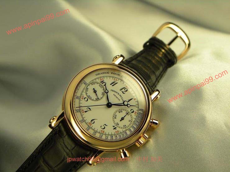 FRANCK MULLER フランクミュラー スーパーコピー時計 ラウンド 2カウンタークロノグラフ ヴィーナスムーブメント 1750VEM