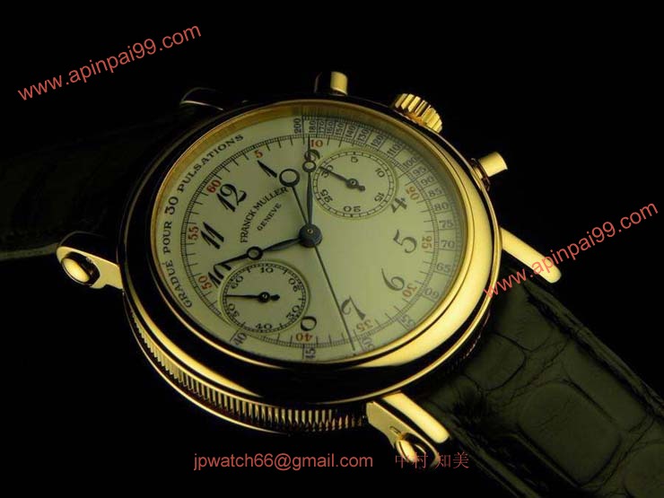 FRANCK MULLER フランクミュラー スーパーコピー時計 ラウンド 2カウンタークロノグラフ ヴィーナスムーブメント 1750VEM