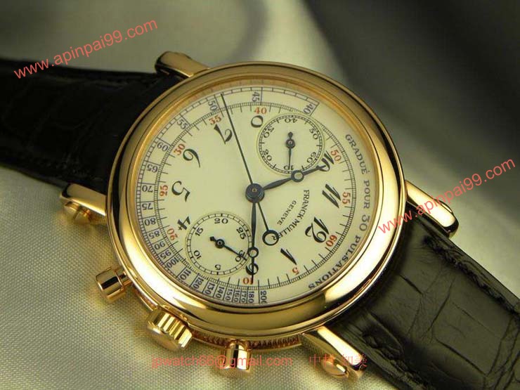 FRANCK MULLER フランクミュラー スーパーコピー時計 ラウンド 2カウンタークロノグラフ ヴィーナスムーブメント 1750VEM